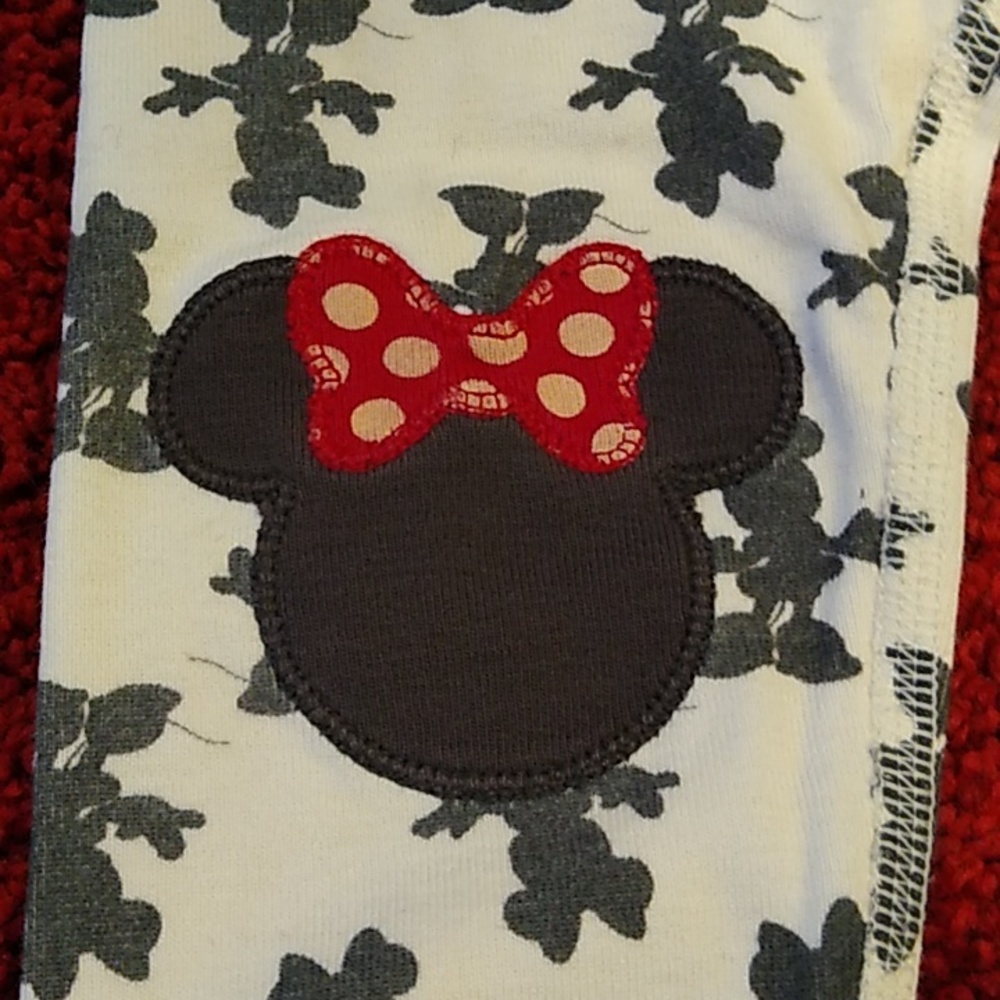 Hanna Anderson Disney Minnie Mouse Pajamas Cream/Red/Black Size 18-24 Months - Picture 10 of 14